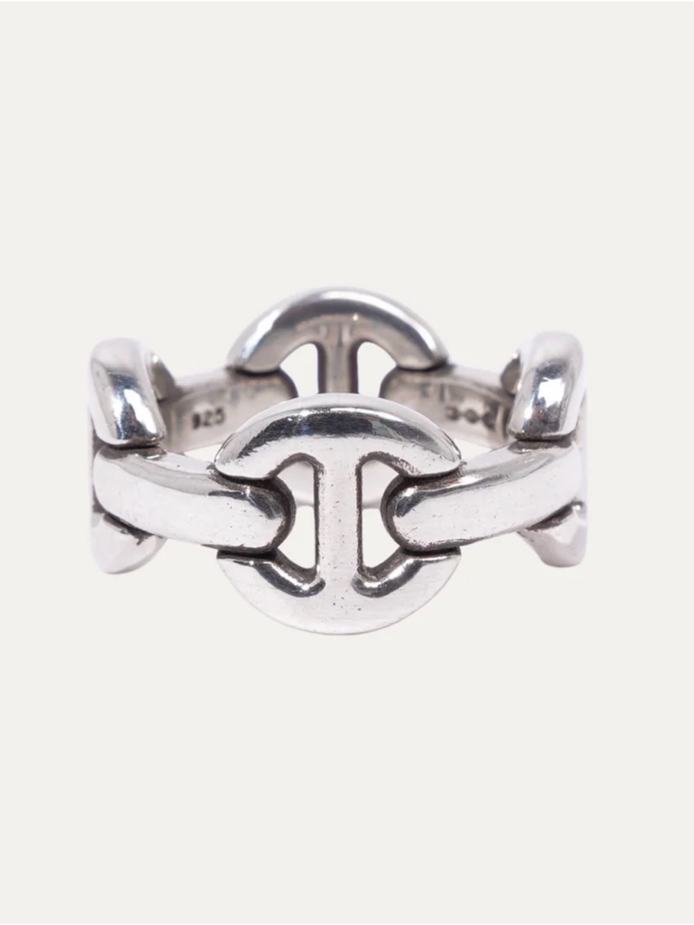 Hoorsenbuh Sterling Silver Quad Link Ring